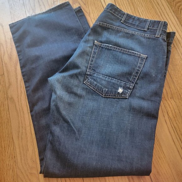Vince Mens Dark Wash Jeans Size 38 - Picture 2 of 4